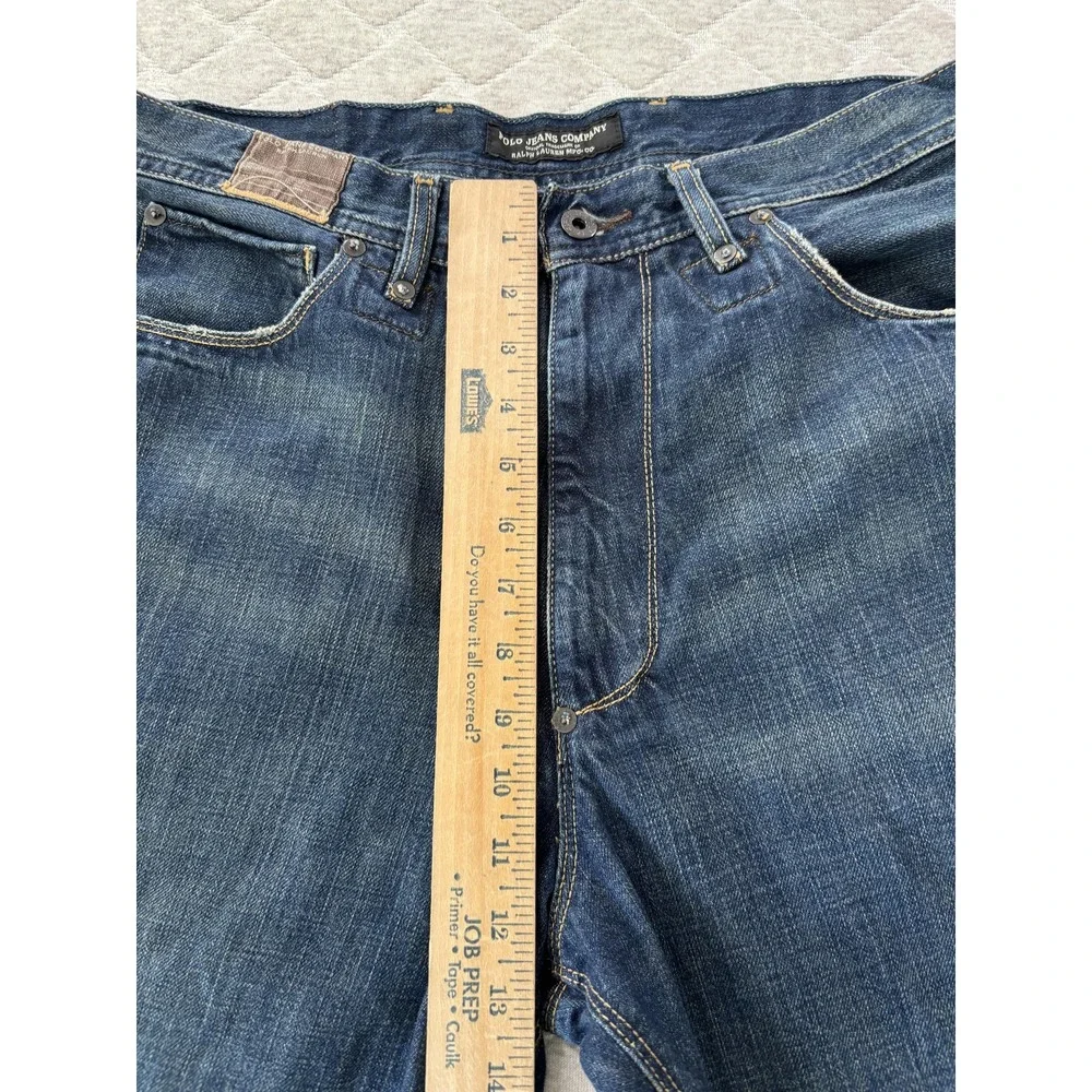Polo Jeans Company Gristmill Jeans Mens 34x34 Blue Straight Medium Wash‎ Denim